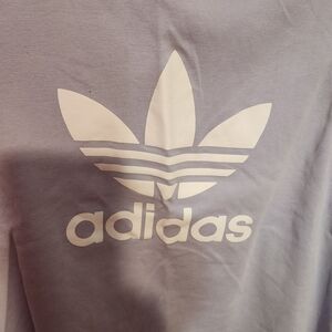 Adidas Light Purple Tee with White Logo